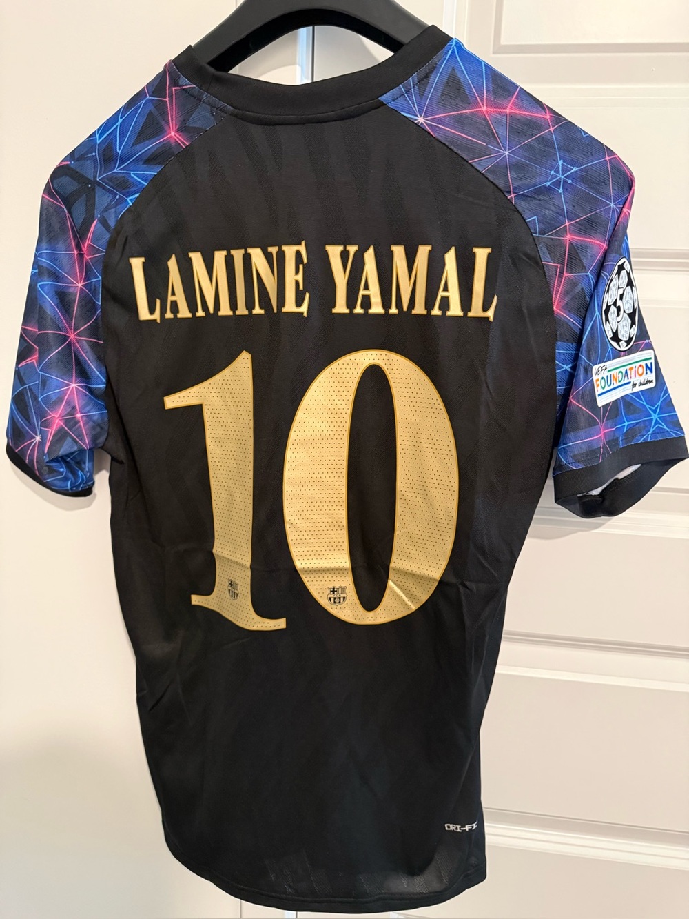 26-27 FC Barcelona Black Lamine Yamal Special Edition Player Version Jersey XXL
